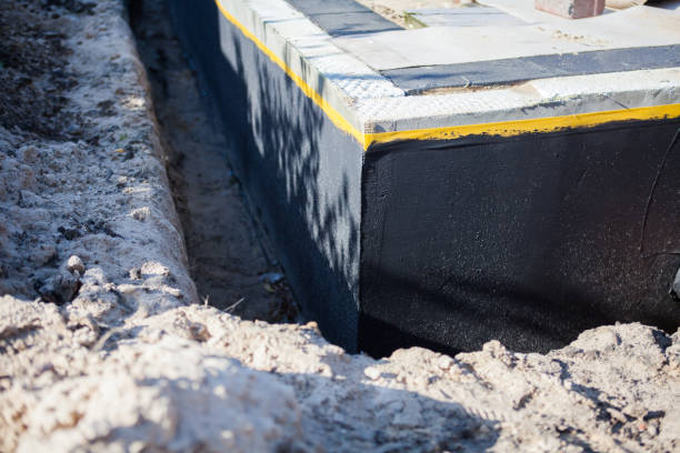 Professional Waterproofing technician working in Foley, MN